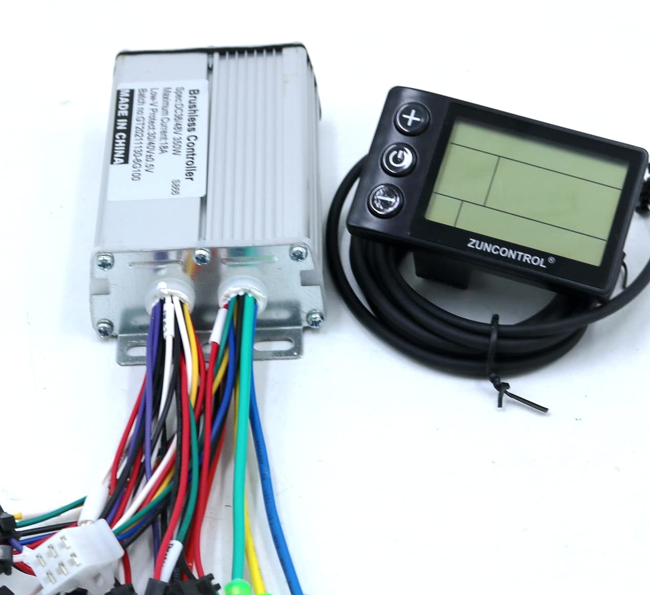 Regulador Patinete Electrico 3 6V 48V 60V 350W 18A Controlador de Motor E-Bike E-Bike CONVENTO DE Velocidad Y Pantalla Controlador del Motor