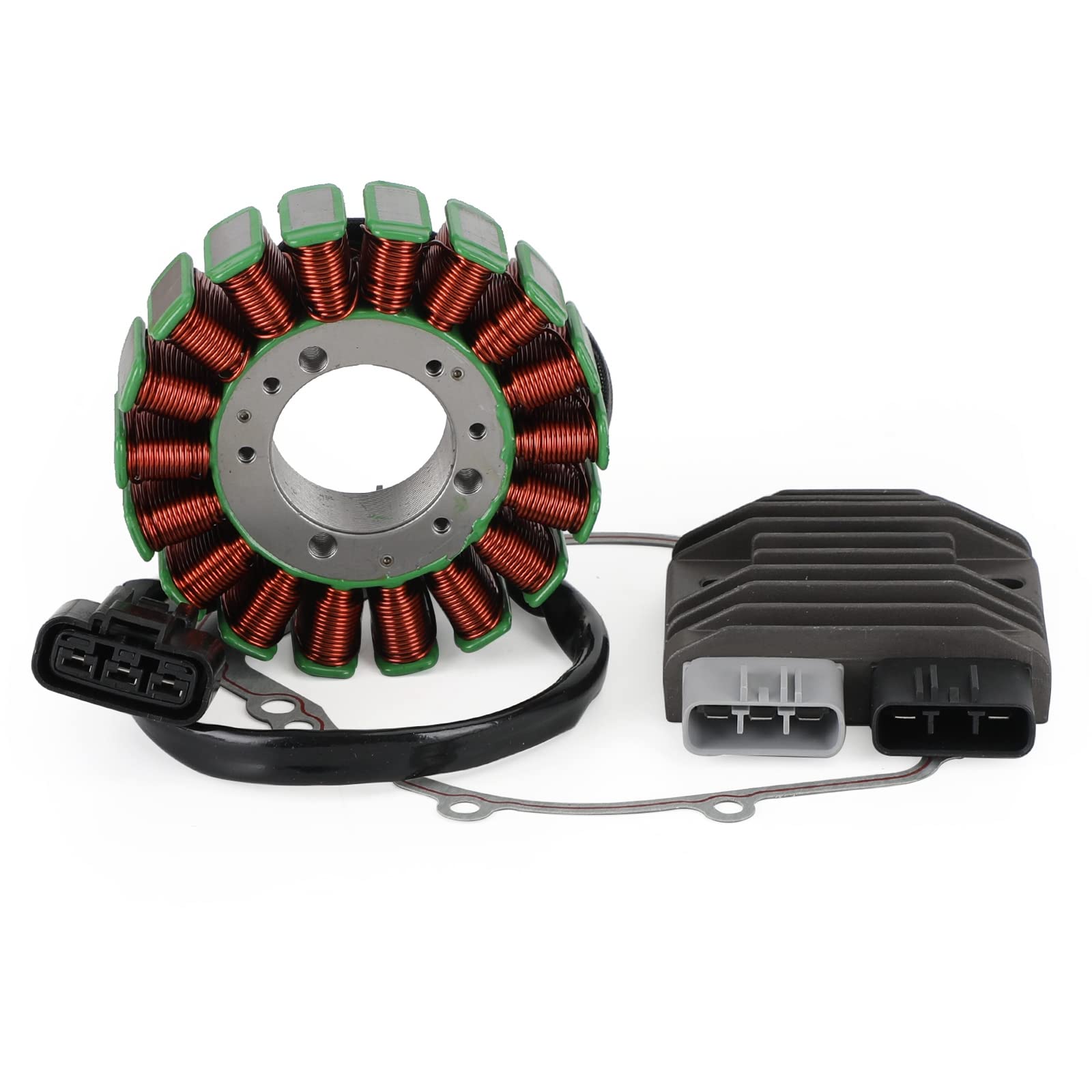 Topteng Magneto Stator+Voltage Rectifier+Gasket adatto per Yamaha YZF R1 R1S YZF-R1 2002 2003