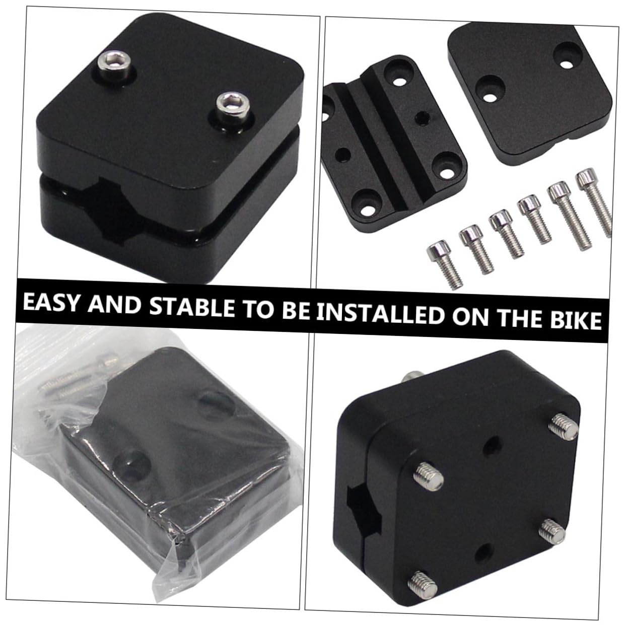 Didiseaon Soporte Móvil Moto para Navegación GPS Soporte para Teléfono Motocicleta Montaje Rápido y Estable Diseño Resistente y Elegante para Motoristas