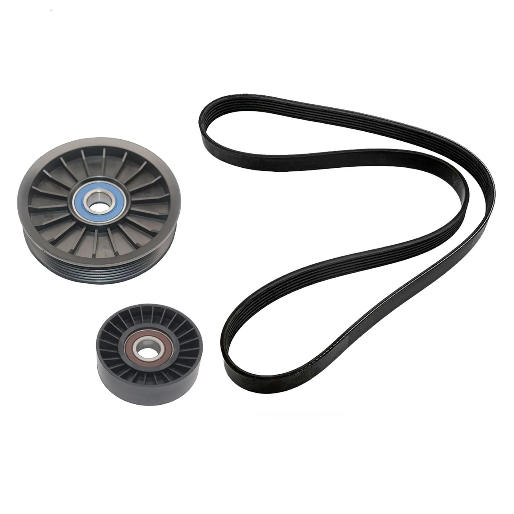 Conjunto de polea tensora de correa de transmisión Mercruiser V6 V8, juego de polea tensora de correa serpentina 8M6500024 4.3-6.2 L MPI poleas con correa 862087A1 865598 864625T 57-865615Q03