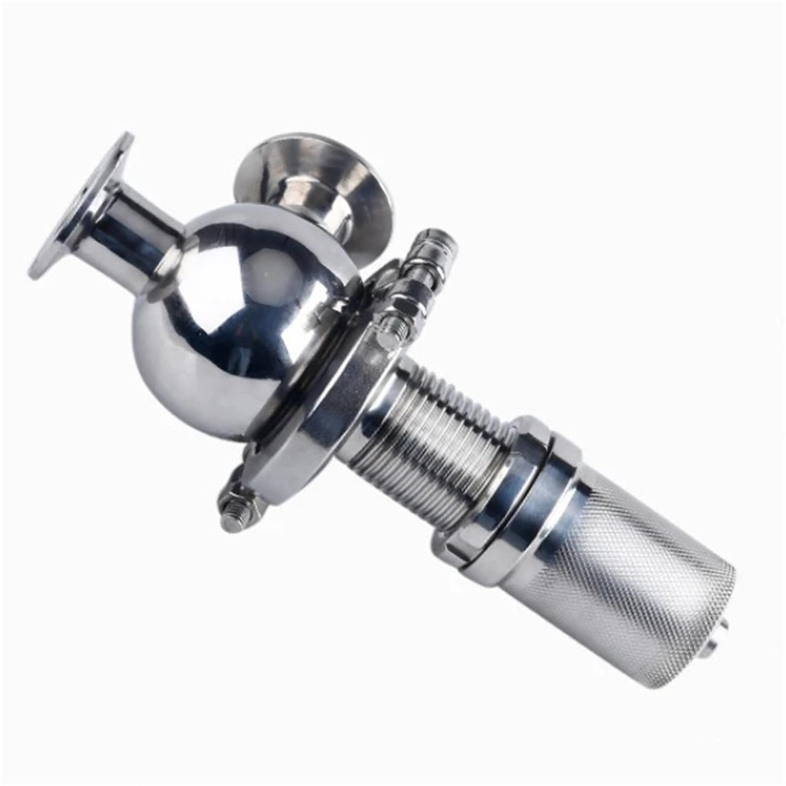 Belovek One Color 1-1/2" Sanitary Stainless Steel 304 Clamp Od 50.5Mm Safety Valve For Food Polished