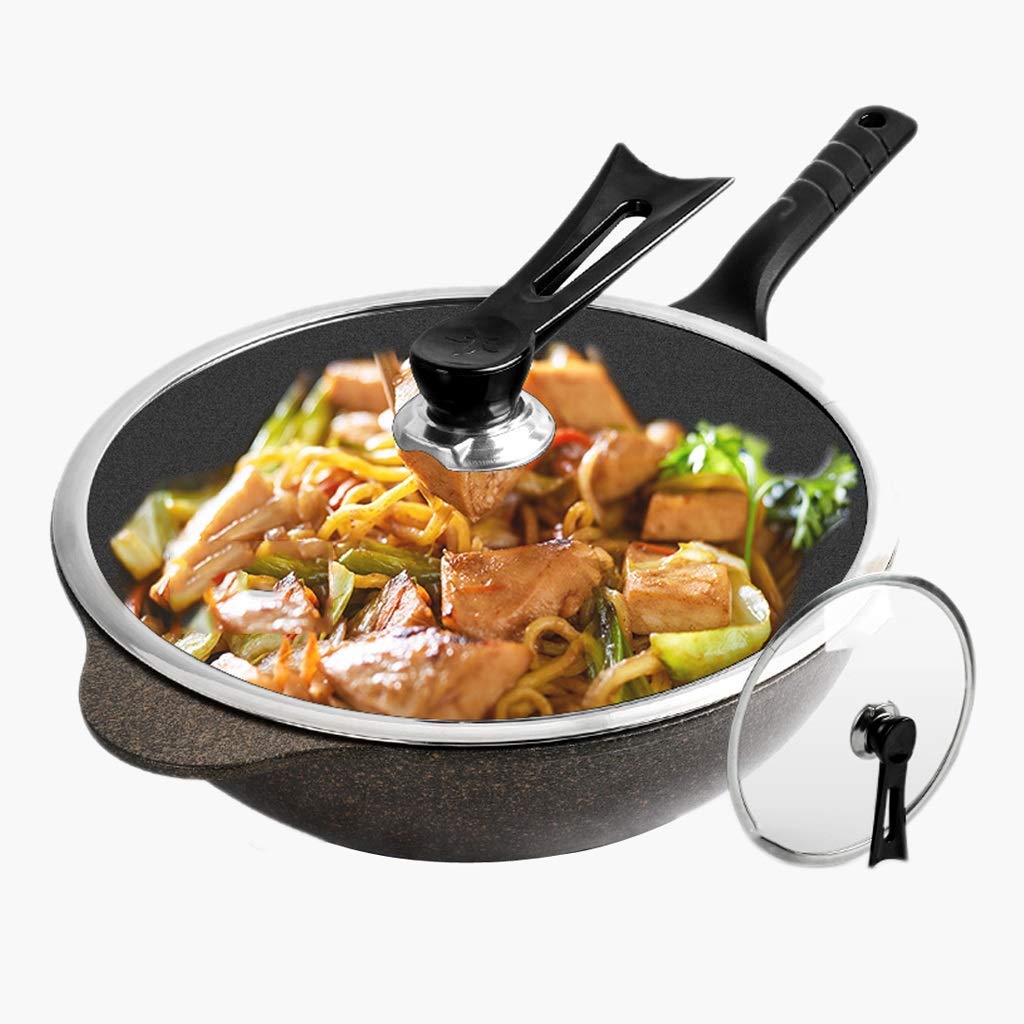 Wok antiadhésif pierre maifan pour en finir avec les aliments brûlés