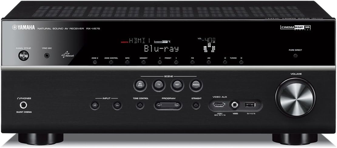 Yamaha RX-V675 7.2 Channel Network AV Receiver with Airplay (Discontinued by Manufacturer)