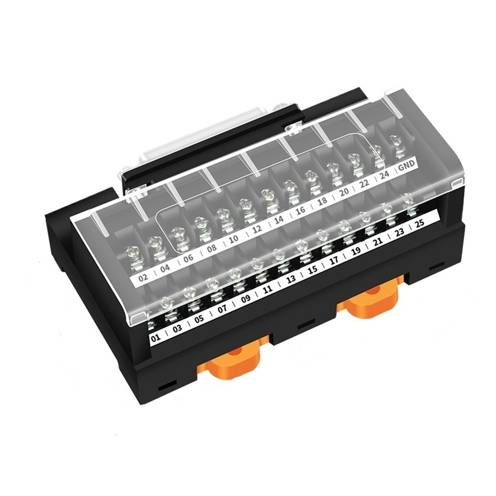 Module d'interface UB DB25 montage rail DIN horizontal vis MD-DB25M-H - 7