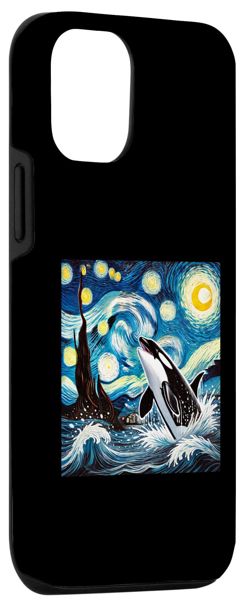 iPhone 14 Starry Night Rendition Vincent Van Gogh - Orca Case - Image 3