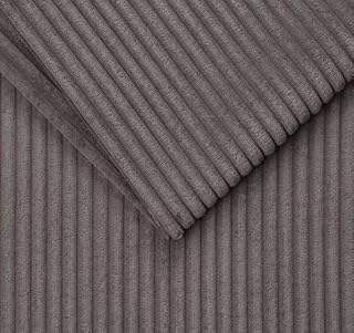 TAPHICEROS Cord Stoff, Dunkel Grau, 100cm x 142cm, Meterware, Polsterstoff Material, Möbelstoff, Dic...