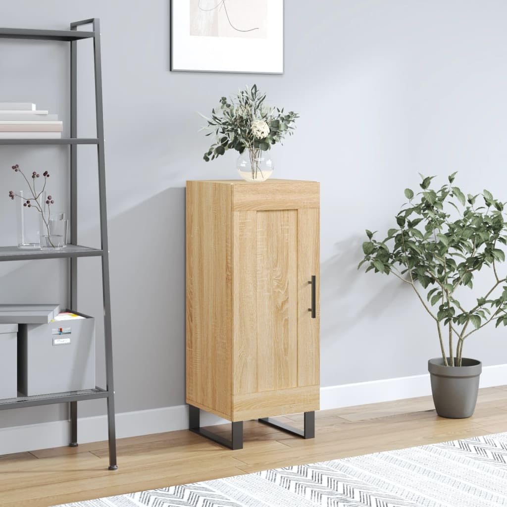 Buffet meuble salon compact en bois d'ingénierie pour organiser votre cuisine