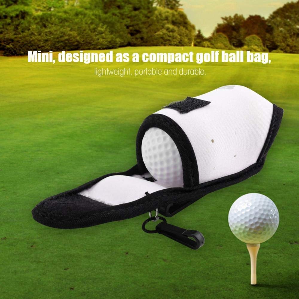 Borsa porta tee da golf mini personalizzata con nome