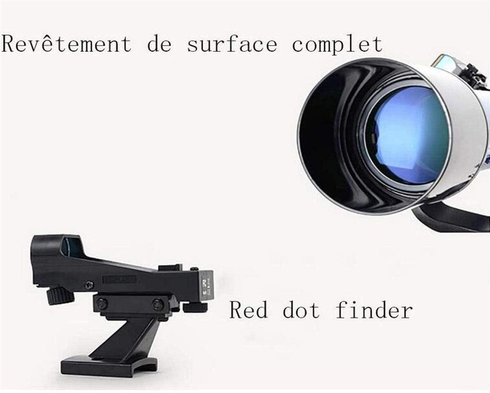 Telescopi per adulti Telescopio per bambini Principianti Ottica completamente multistrato Telescopio rifrattore per astronomia Software per telescopio portatile Telescopio perfetto Regalo per bambini