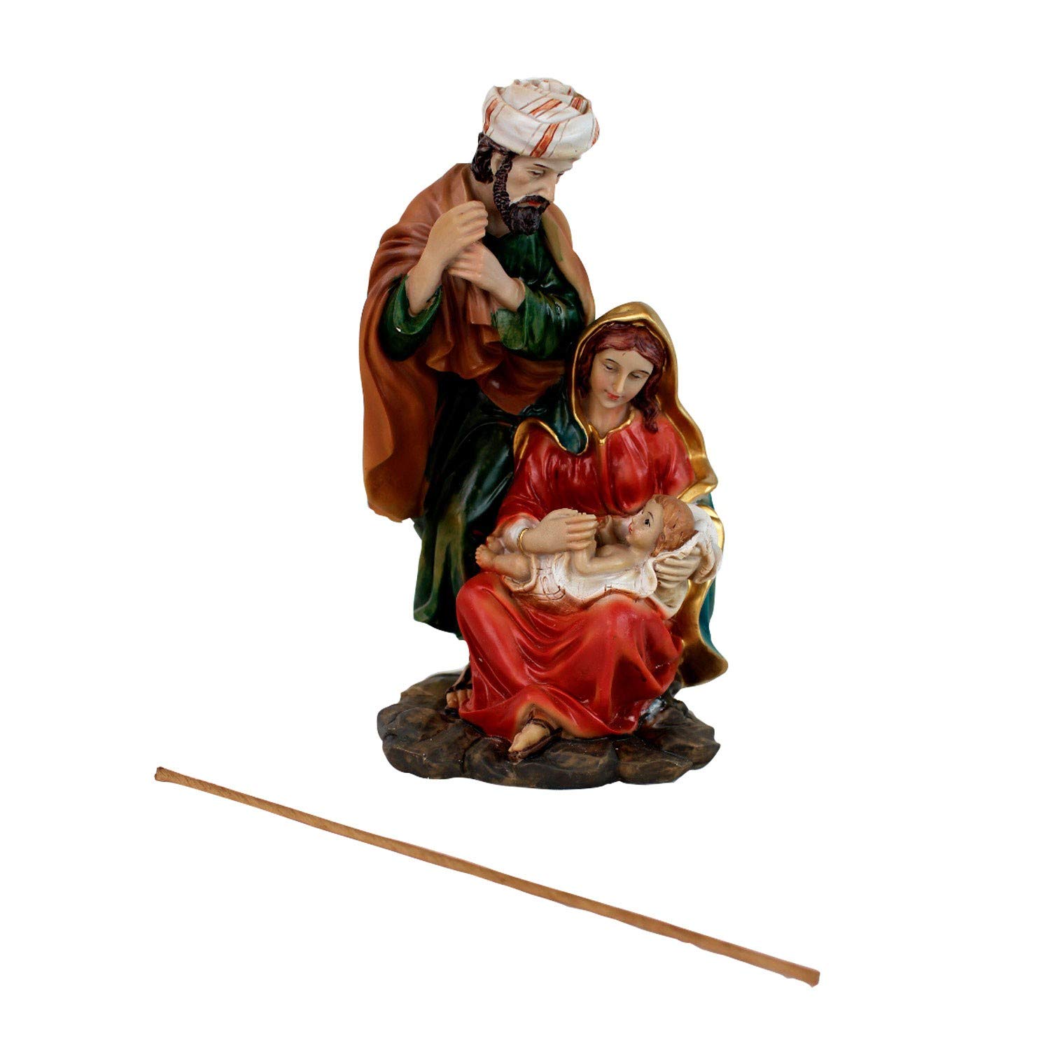 Figurines de la Nativité de Noël Sainte Famille, décoration de Noël