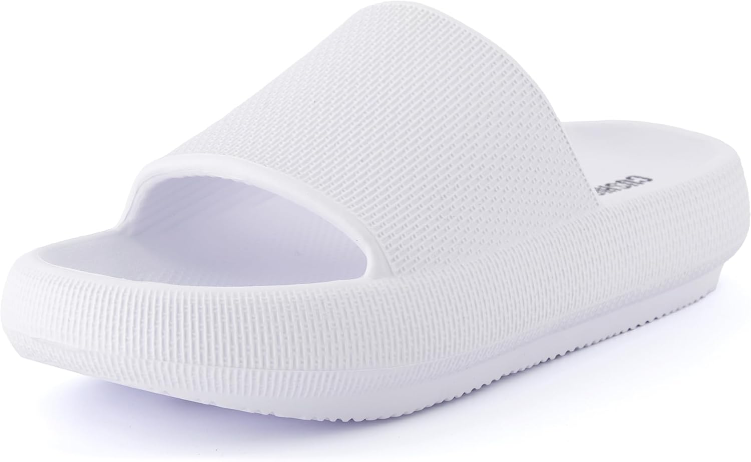CUSHIONAIRE Women's Fame recovery cloud slide with +Comfort