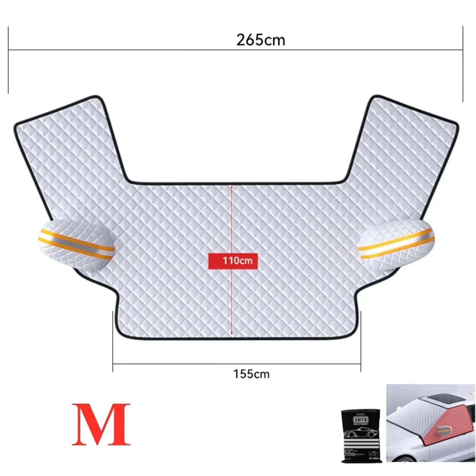 Genérico Cubierta Magnética del Parabrisas Delantero Coche Parasol Automóvil De Nieve Protector Impermeable Parabrisa Delantero Coche Cubierta