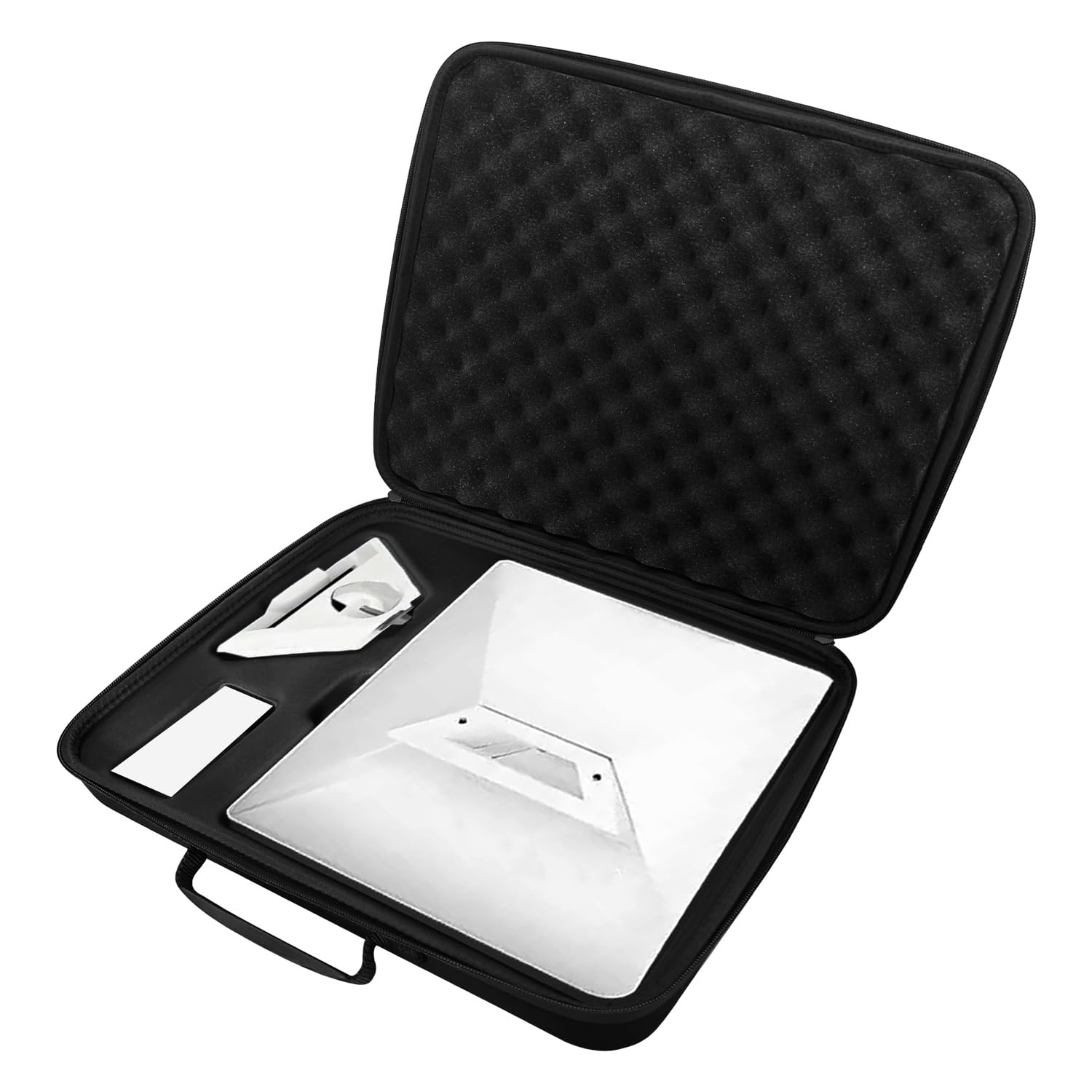 Mini custodia rigida portatile per Starlink impermeabile, robusta scatola portaoggetti con organizer, scomparti per accessori cavi, con fodera interna ammortizzante, per campeggio, viaggi