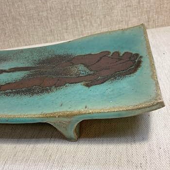 Amazon.co.jp: 益子焼 川尻 浩史 板皿 : 文房具・オフィス用品