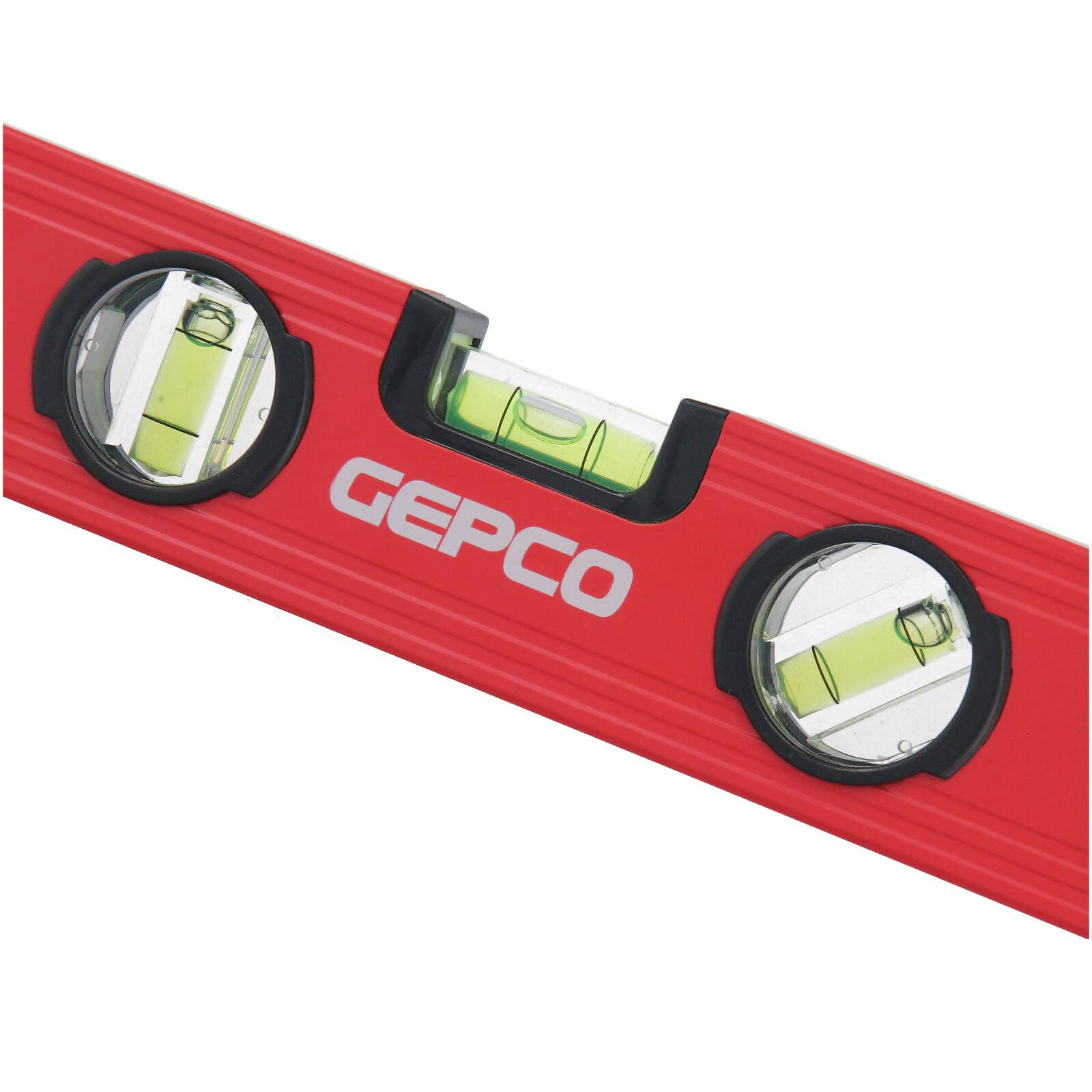 Gepco Professionele waterpasset, 3-delig, aluminium, 3 libellen, 60 80 120 cm, richtweegschaal, liniaal, magnetisch, meettolerantie: 0,5 mm/m
