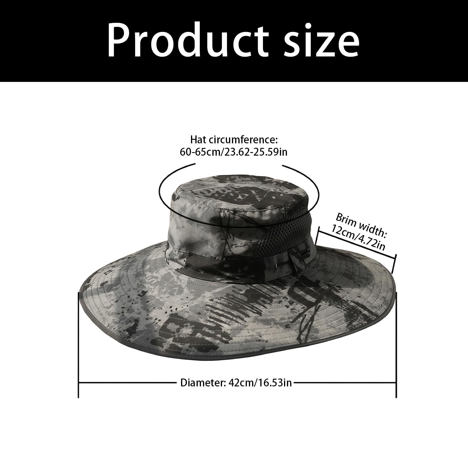 Cappello di raffreddamento a energia solare con 3 ventole integrate 50+ protezione solare per attività all'aperto, pesca, escursionismo, campeggio, cappello rinfrescante all'aperto