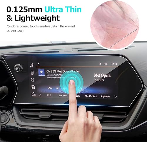 Miniatura 9 de INTGET 2 protectores de pantalla para Chevrolet Chevy Trax 2024, protector de pantalla táctil de vidrio templado de alta calidad para Chevy Trax