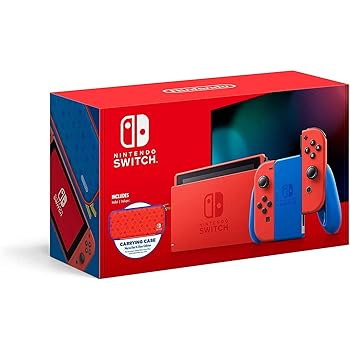 Nintendo Switch Console, Mario Red & Blue Edition (Switch)