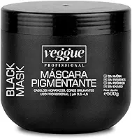 Mascara Matizadora Tonalizante Preta, Black Mask Veggue 500ml