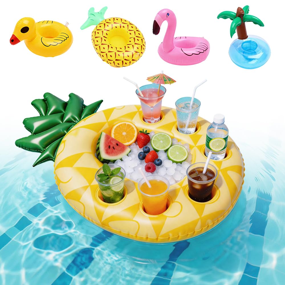 Yoouyida 4 Pièces Bar Flottant Pour Piscine, Porte Gobelet Piscine Porte Verre Gonflable Piscine Bouee Piscine Styles Aleatoires Pour Les 11647 B Yoouyida 4 Pièces Bar Flottant Pour Piscine, Porte Gobelet Piscine Porte Verre Gonflable Piscine Bouee Piscine Styles Aleatoires Pour Les 11647 B