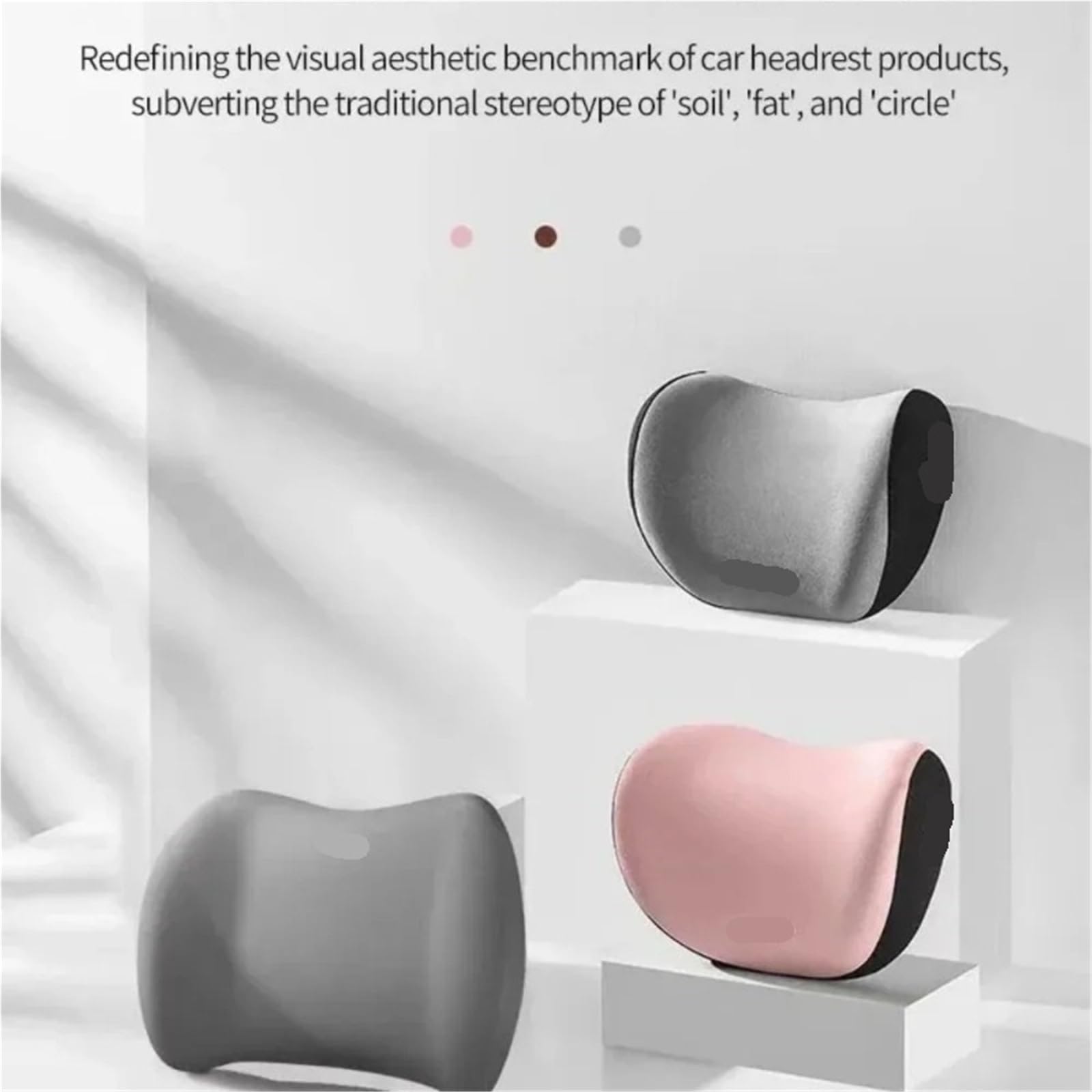 Car Pillow Driving Seat Poggiatesta per auto, supporto lombare in memory foam, supporto lombare cervicale, universale, poggiatesta per auto, cuscino per ufficio(Coffee Lumbar)