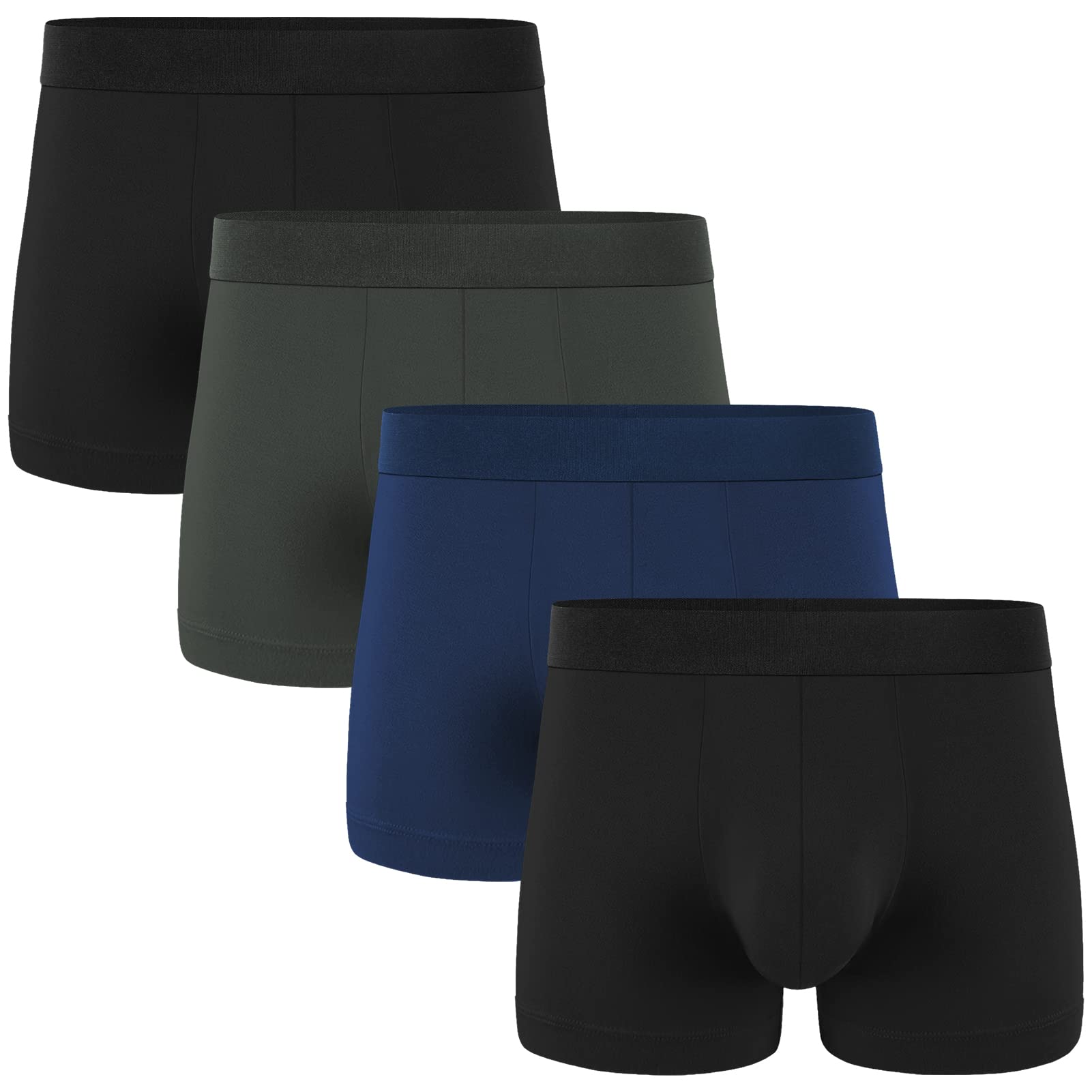 5MayiMen's Underwear Boxer Briefs Cotton Mens Trunks for Men Soft Boxer Briefs Underwear Men Pack S-XXL