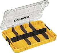 Vista 3 de DEWALT Caja de herramientas, organizador de estuche rígido, mediano, 8 compartimentos, para herramientas pequeñas y accesorios (DWAN2190)