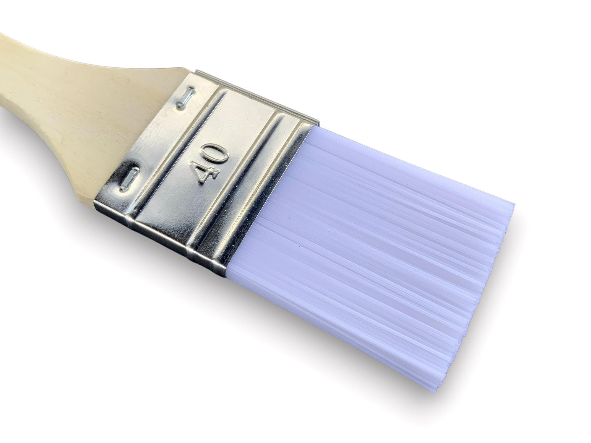 Pinceau de Nettoyage Queue de morue | Lot de 12 | Nylon | Largeur 40mm | Multi Support | Peinture Huile Acrylique Vernis émaux Colle lasure Teinture apprêt résine | Kibros 321_40x12