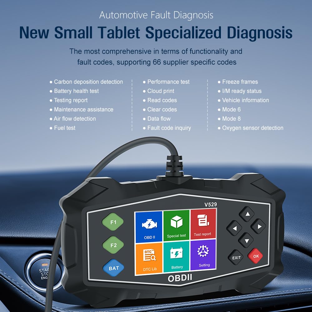 OBD2 Auto Diagnostica per Haval H1 M4 H2 H2S H6 H6S SUV H7 H7L H8 H9 SUV M2, Scanner OBD2 per Auto, Lettore di Codici Errore Multilingue, Strumenti di diagnostica for Auto
