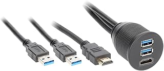 The Install Bay IBR115 HDMI & 2 USB 3.0 Flush Mount