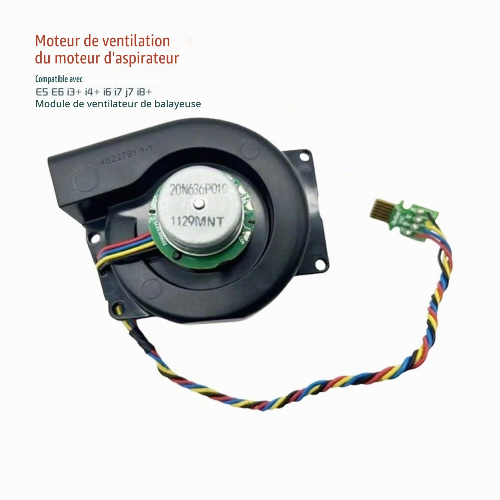 Module De Tête De Nettoyage, Moteur De Turbine, Ventilateur, Compatible avec Roomba, I1, I2, I3, I4, I5, I6, I7, I8, J7, J8, E6