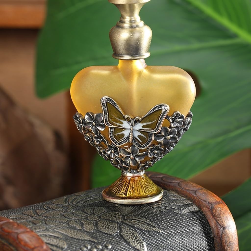 Vintage butelka perfum, pusta, 5 ml Mini, szkło, dekoracyjne butelki