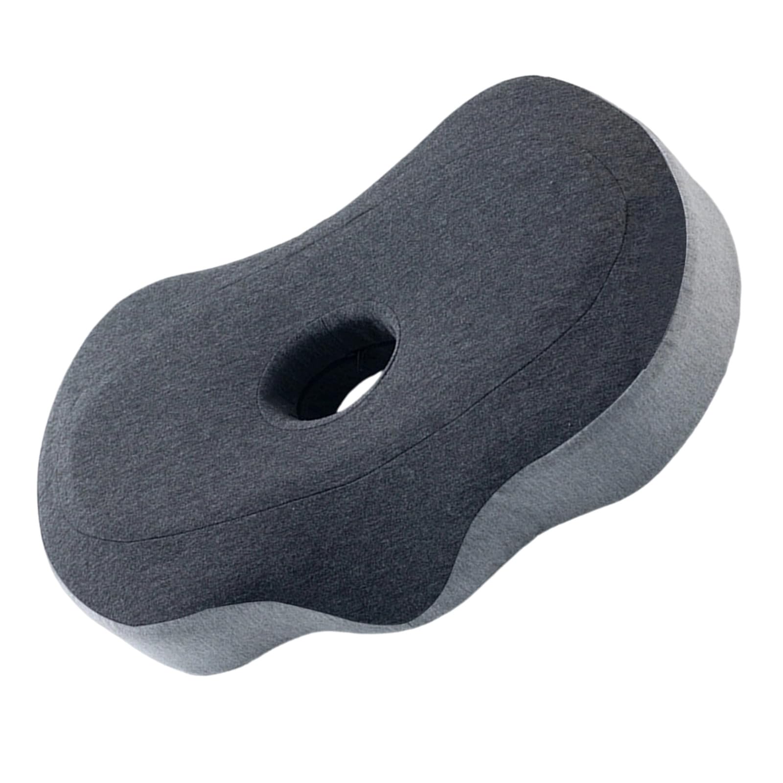 Piceioep Memory Foam Pillow Single-hole Ear Pillow for Side Sleepers Needing Ear Uncomfort Relief and Memory Foam
