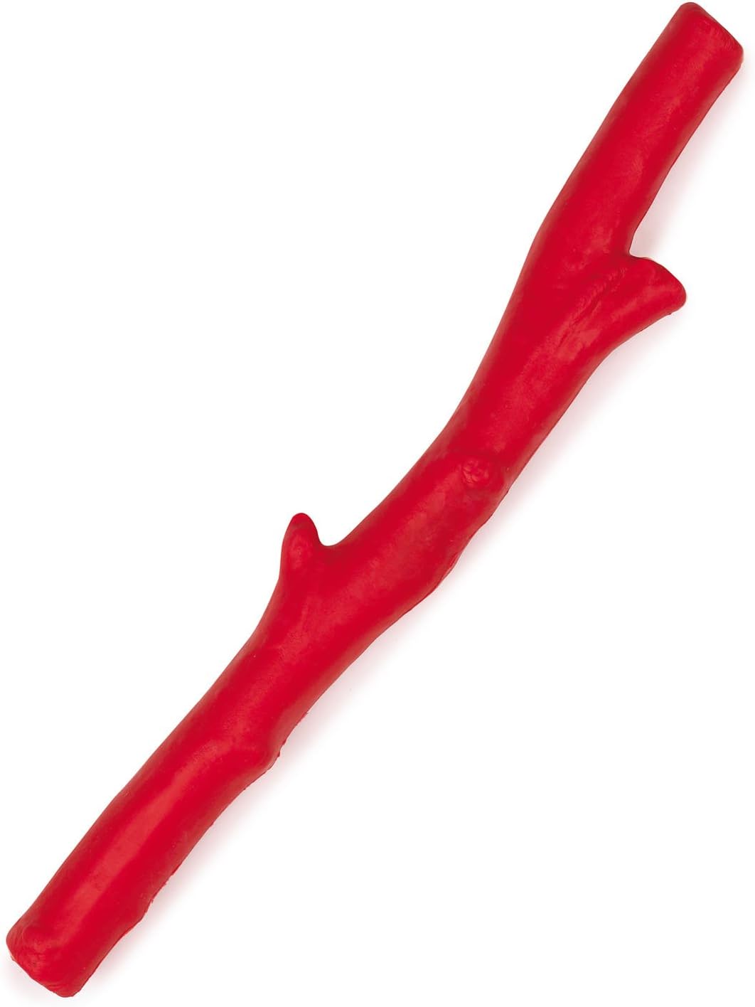 Rubber Stick Dog Chew Toy, 12-1/2-Inch, Red