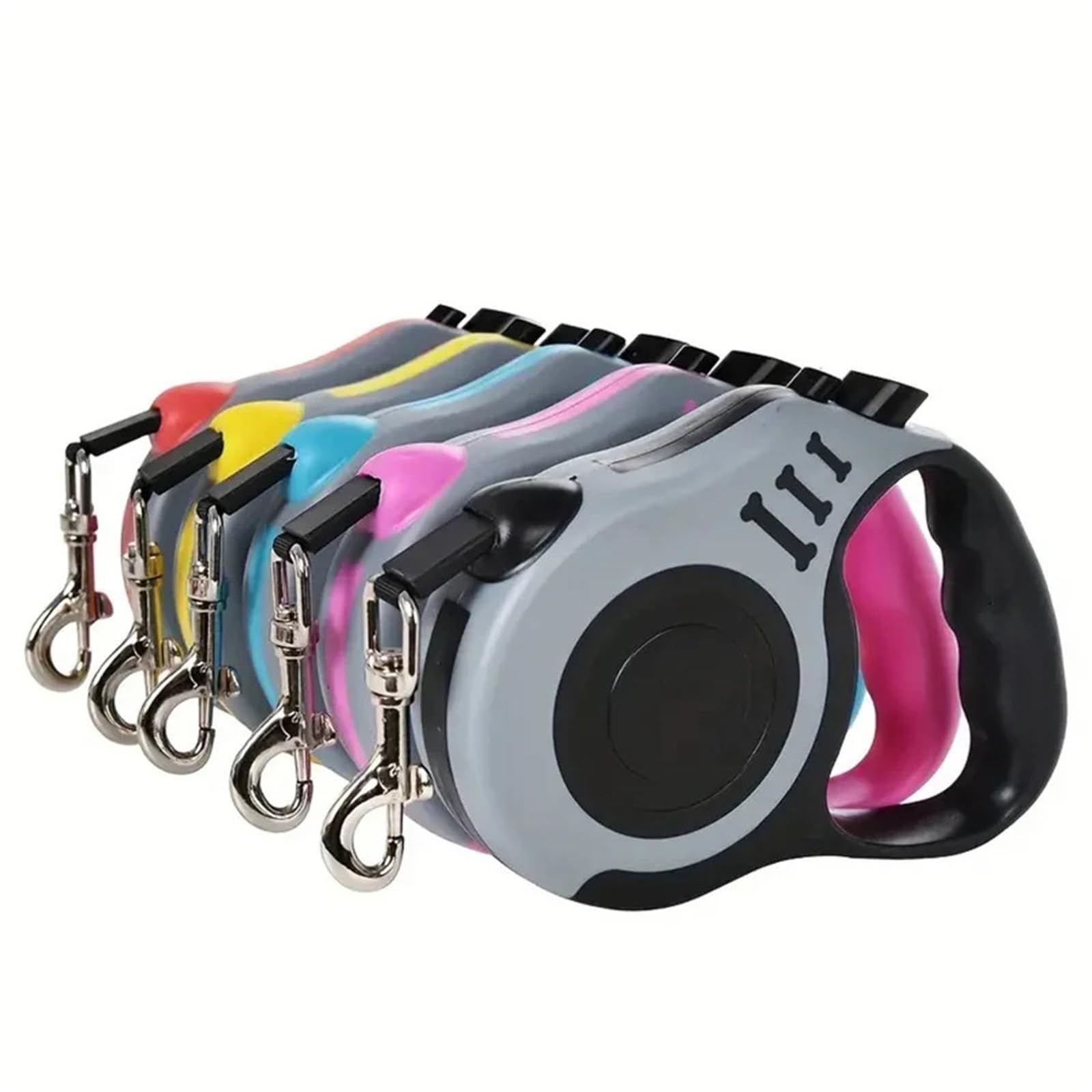 Corde rétractable automatique for chien marron 3m pour balade