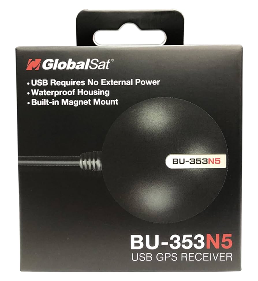 USB GPSレシーバ BU-353 フルセット Amazon.co.jp: GlobalSat USB GPSレシーバー BU-353N ブラック