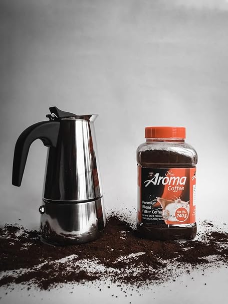 Aroma stainless steel Coffee filter 4 Cup / Percolator / Decoction Coffee maker / Moka pot / South Indian