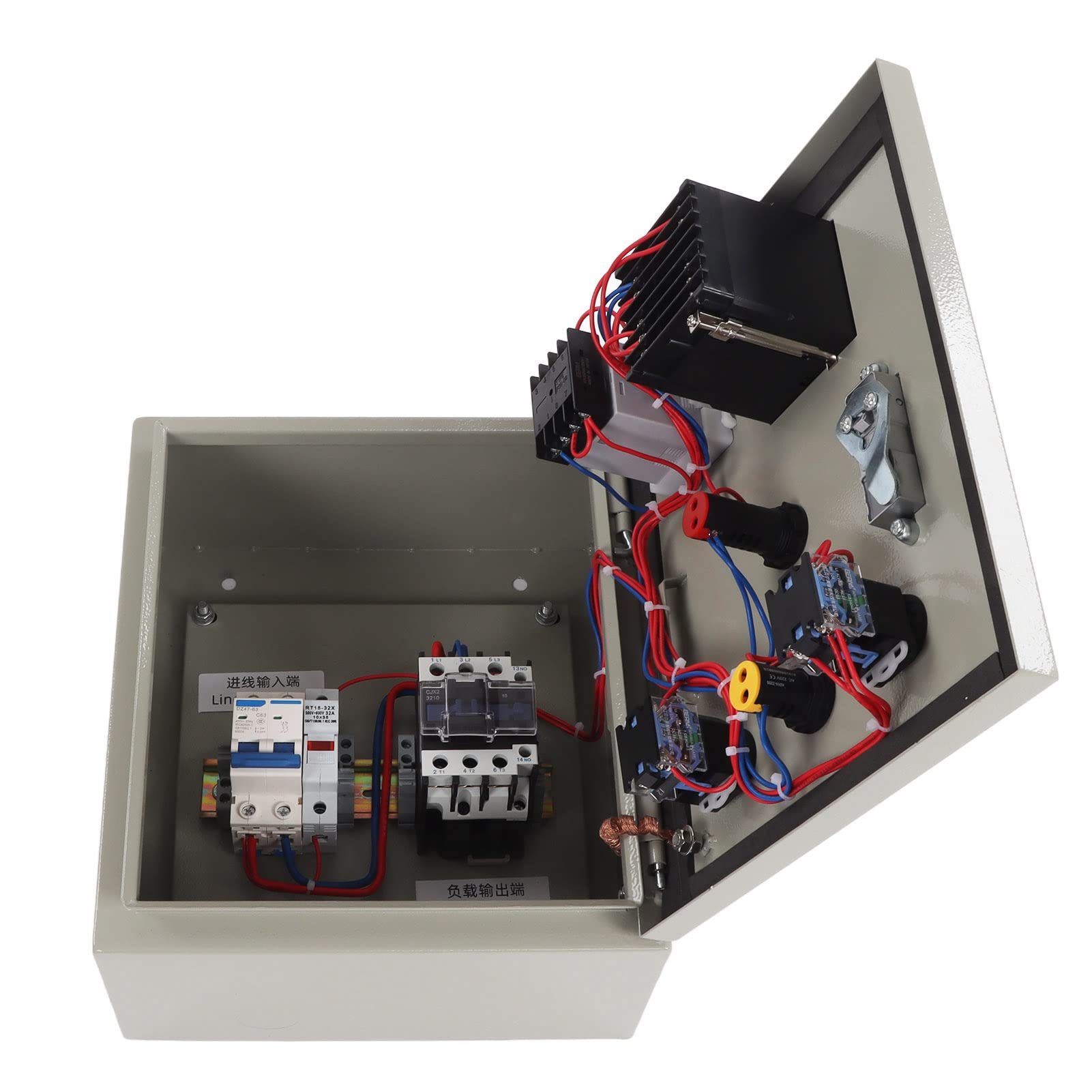 Controlador de Temperatura, Controlador de Temperatura PID de 7,5 KW 32 A Control de con un Rango de 0 °C A 400 °C de Digital para Hornos de Infrarrojos Lejanos y Otros