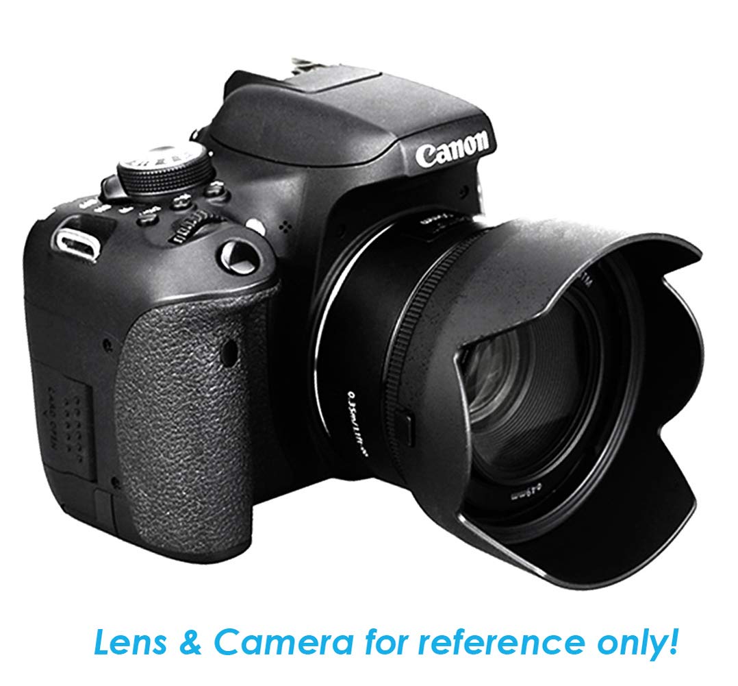 Lens Hood Canon ES-68 ES-68II Cho Ống Kính Canon EF 50mm F/1.8 STM Loa Che Nắng ES 68 II For - View #12
