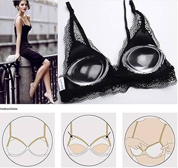 Amazon.co.jp: クリアシリコンブラインサート 胸 水着 パッド