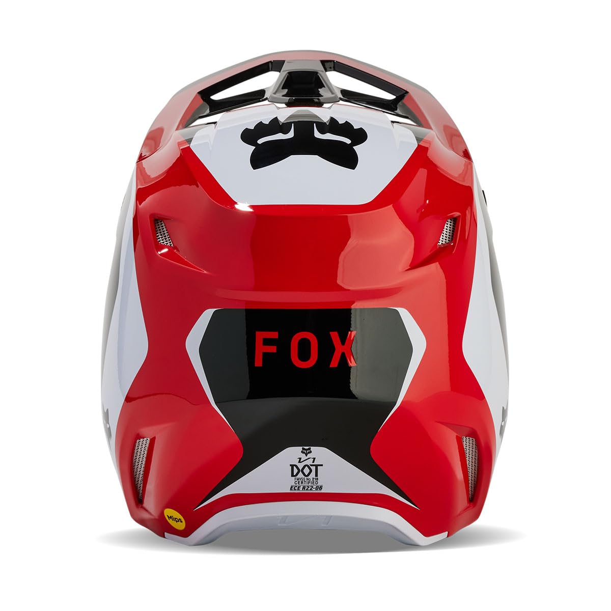 Amazon | FOX MX V1ヘルメット ニトロ M(頭囲57-58cm) フローレッド
