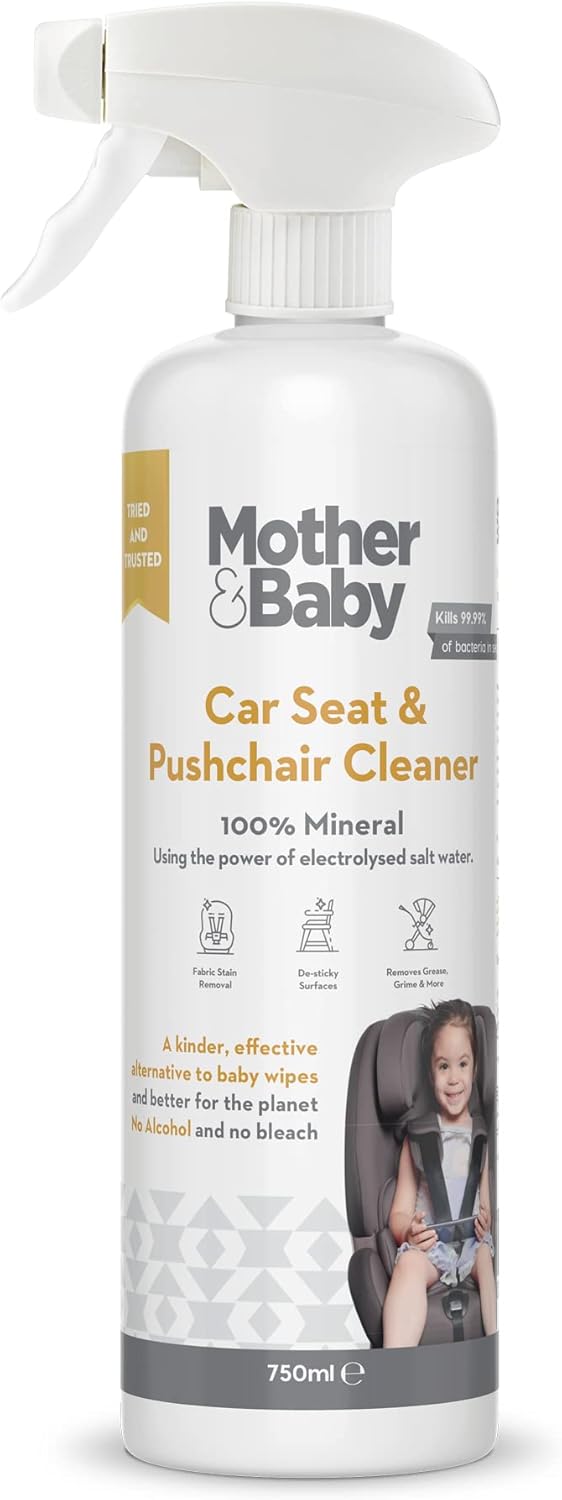 Mother & Baby Car Seat & Pushchair Cleaner 750ml Baby Safe Cleaning