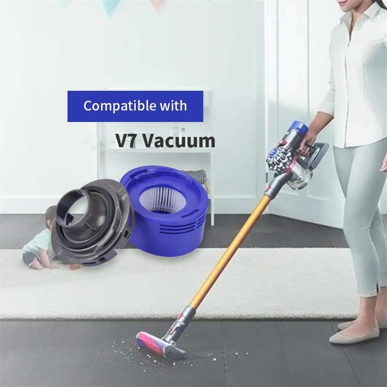 Kit de filtre de couvercle pour arrière de moteur, pour Dyson
