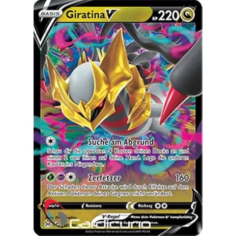 Cardicuno Giratina V 130/196 Verlorener Ursprung Pokémon Sammelkarte Deutsch Cover