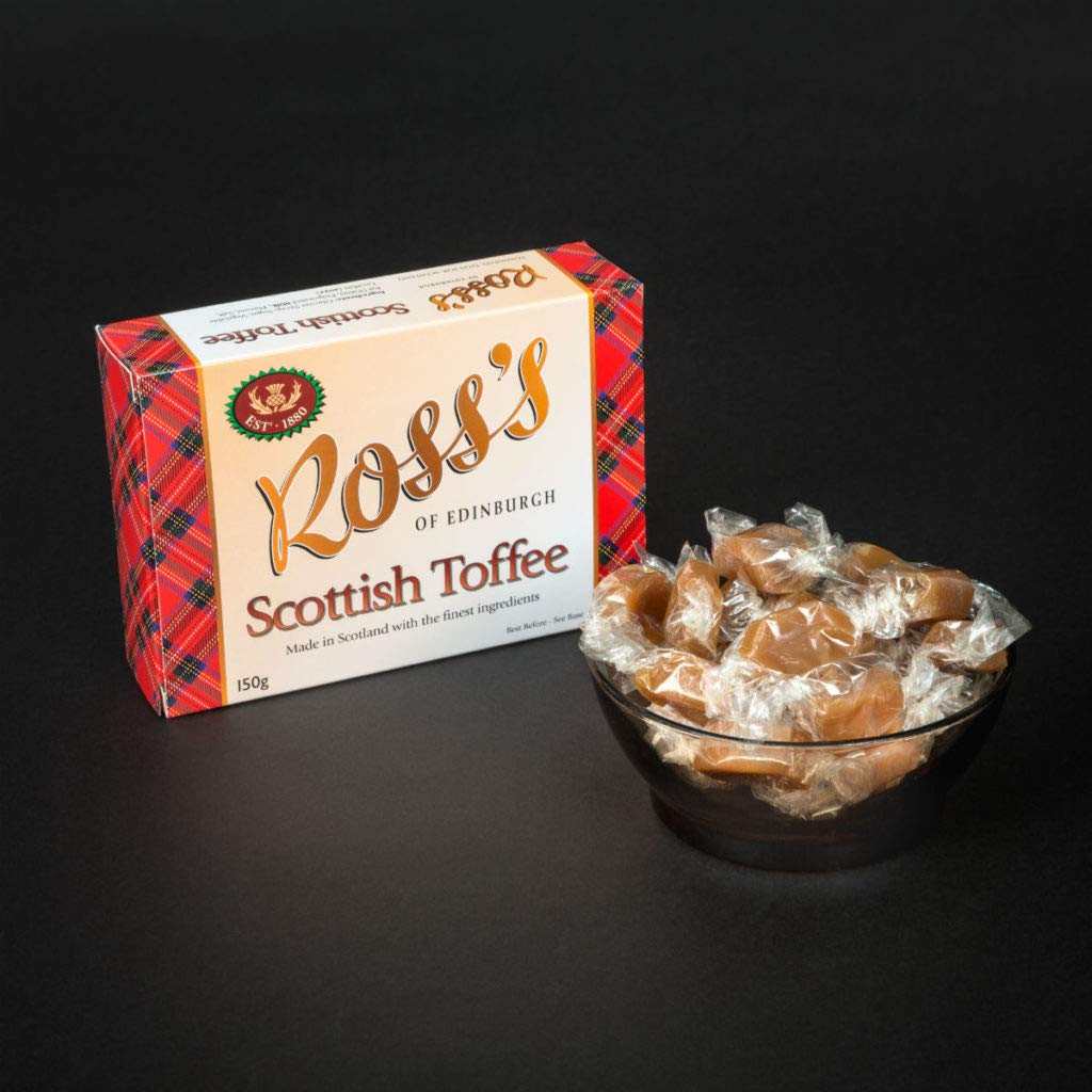 Ross's of Edinburgh Scottish Toffees, confezione regalo, 150 g
