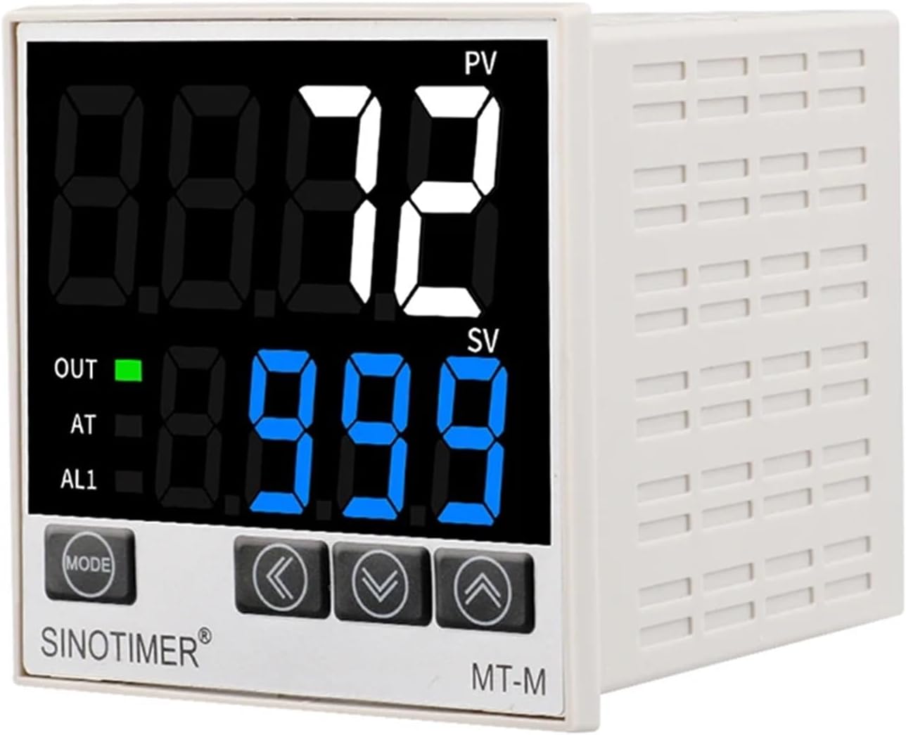 Digital PID Temperature Controller Relay/SSR Output Thermostat Contact Capacity 250V 3A Heating Cooling 72 * 72mm Thermocontroller