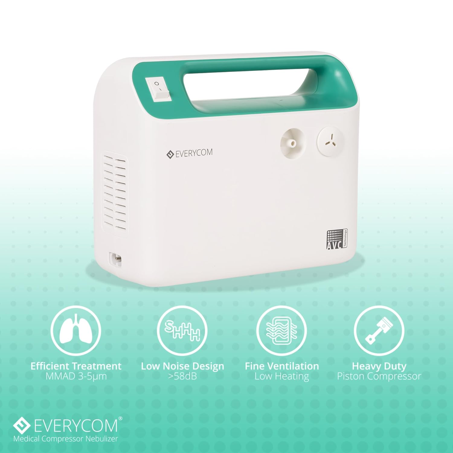 Everycom Vayu A15 Compressor Nebulizer for Adult and Kids Everycom Vayu A15 Compressor Nebulizer for Adult and Kids