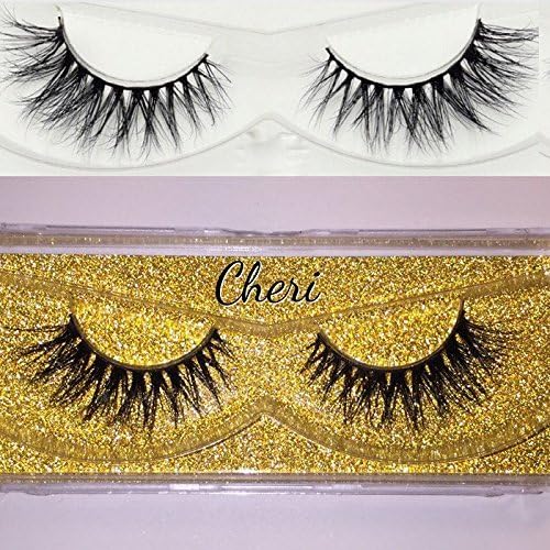 Cheri - Cheri Lashes - Premium Luxury 100% 3D Mink Lashes, Handmade, Super Soft, Lightweight To Wear, Reusable Up To 25 times, High Quality Lashes, Cruelty Free, False Eyelashes.