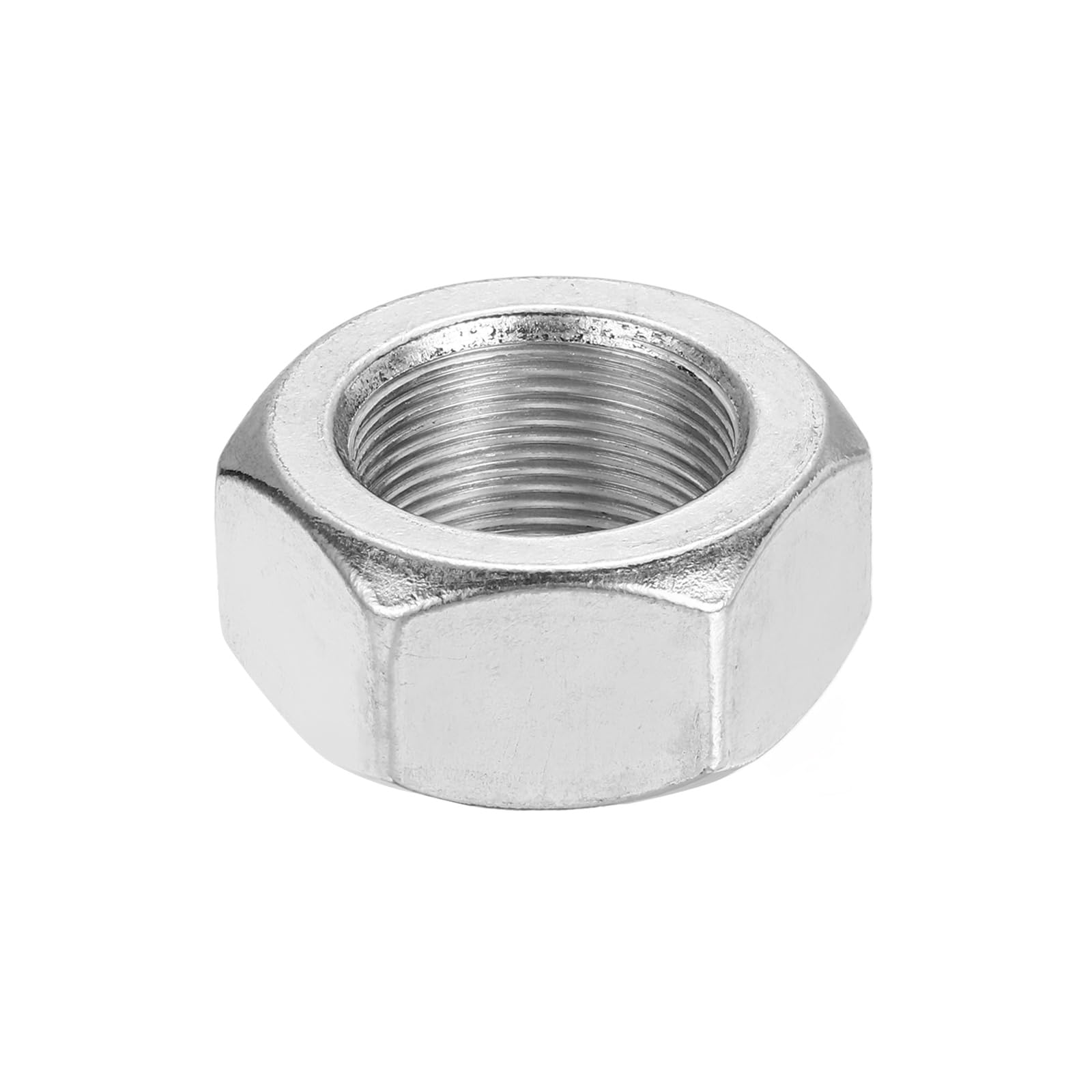 sourcing map M30x1.5mm Hex Nuts, 304 Stainless Steel Metric Fine Thread Hexagon Lock Nuts Fasteners for Machinery Automotive Industrial Use, 46mm / 1.73" Width 22mm / 0.87" Height