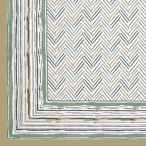 Image of BLOCKS OF INDIA Hand Block Printed 200 TC Cotton Super King Size Bedsheet(106 x 106) (Multi 11)